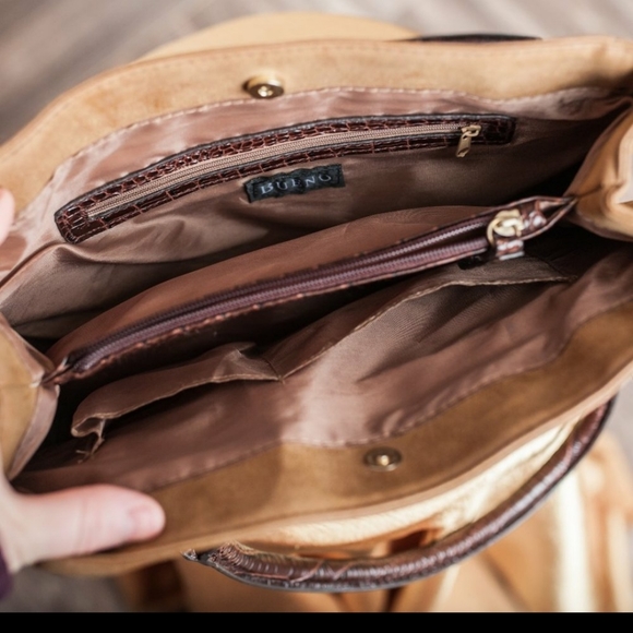 Brown Bueno handbag satchel - Picture 3 of 4